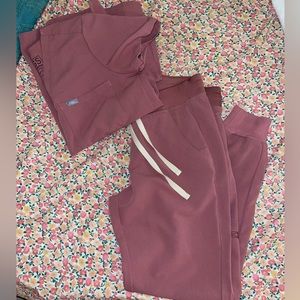 Figs Mauve Catarina & Zamora Joggers